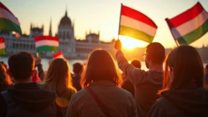 Magyarok petícióval a Parlament előtt